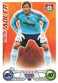 Rene Adler Bayer 04 Leverkusen 2009/10 Topps MA Bundesliga #181